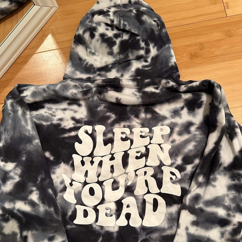 Barstool Sleep When You’re Dead Tie-Dye Hoodie